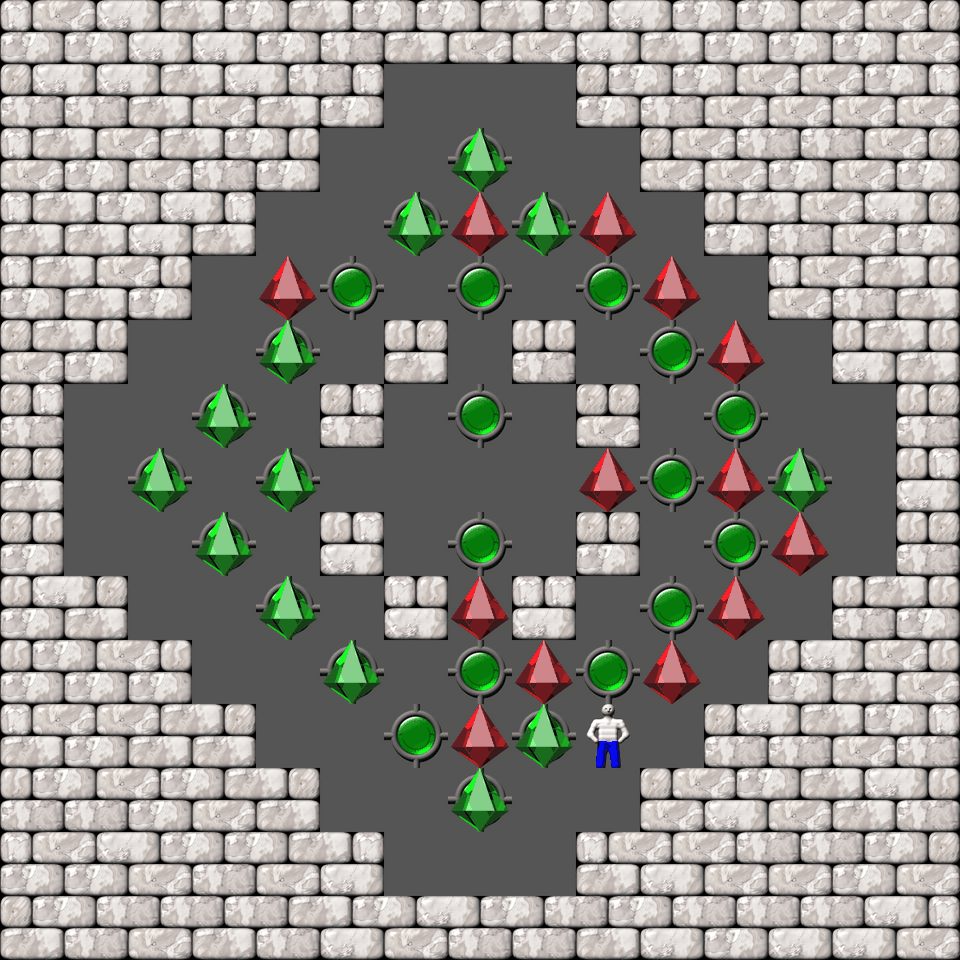 Сокобан Bugs509 collection уровень 213